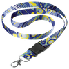 Sublimated Lanyard Double Side Sub with Buckle & Ring