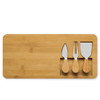 Treez Cheese Board Set Featuring Bamboo Board and Stainless Steel Utensils - GIFT2248