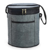 Levy Barrel Cooler Bag COOL2212 – Stylish Grey Insulated Cooler
