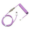 Cooler Master Coiled Cable; Double-Sleeved; Purple; Type C Cooler Master Coiled Cable; Double-Sleeved; Purple; Type C