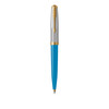 PARKER 51 Premium Ball Pen - Turquoise Gold Trim-NS2169080