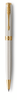 PARKER Sonnet Ballpoint Pen - Silver Mistral Gold Trim-NS2119796