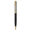 PARKER Sonnet Ballpoint Pen - Metal and Black Lacquer Gold Trim-NS2119787