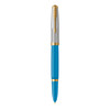 PARKER 51 Premium Fountain Pen -  Turquoise Gold Trim-NS2169079