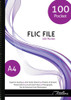 TREELINE Treeline 100 Pocket Flic File Purple  - Each  TREELINE Treeline 100 Pocket Flic File Purple  - Each