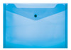TREELINE Treeline Blue A4 Plastic Envelope with Stud  - Pkt-12  TREELINE Treeline Blue A4 Plastic Envelope with Stud  - Pkt-12