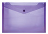 TREELINE Treeline Purple A4 Plastic Envelope with Stud  - Pkt-12  TREELINE Treeline Purple A4 Plastic Envelope with Stud  - Pkt-12