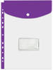 Treeline A4 Filing Carry Folder With Stud (Open Short Side)Ele Purple