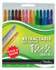 Treeline Retractable Wax Crayons 12+2 Treeline Retractable Wax Crayons 12+2