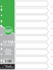 Treeline White A4 10 Tab Board Index Sets Treeline White A4 10 Tab Board Index Sets