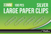 Treeline 33mm Silver Gem Clips 100'