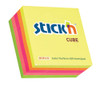 Stick 'N Assorted Neon Cubes 76x76mm : Box-12 Stick 'N Assorted Neon Cubes 76x76mm : Box-12