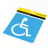 Tower Physically Challenged Decal HV Sign 164 x 171mm
