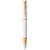 PARKER IM Premium Fountain Pen - Pearl Gold Trim-NS2143652