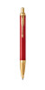 PARKER IM Premium Ballpoint Pen - Red Gold Trim-NS2143644