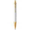 PARKER IM Premium Ballpoint Pen - Pearl Gold Trim-NS2143643