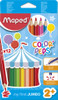 MAPED Colour Pencils Star Triangular Jumbo 12's-834010