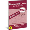 RBE F0256 Restaurant Order triplicate (148x95) RBE F0256 Restaurant Order triplicate (148x95)