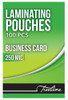 Treeline Business card laminating pouches 250 micron 86x54