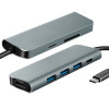 7 in 1 USB C Hub (HDMI x 1 - USB 3.0 x 3 - DP x 1 - SD x 1 - TF x 1) - AD3004