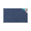 Bulletin Board Ribbed Aluminium Frame (1500x900mm - Denim) - BD0661C Bulletin Board Ribbed Aluminium Frame (1500x900mm - Denim) - BD0661C