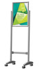 Poster Frame Stand (A1 - Double Sided - Castors) - BG9401