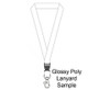 Sample-Lanyard Single Side Sub Buckle&LobsterRing - GSR - Sample-LAN004