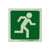 Photoluminescent 190MM Safety Sign - E29-Running Man Facing Right - SNP19E29 Photoluminescent 190MM Safety Sign - E29-Running Man Facing Right - SNP19E29