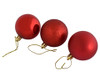 Red Christmas Baubles Set - GSR - P2694
