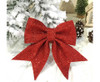 Red Christmas Glitter Bow - GSR - P2696