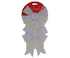 Christmas Silver Glitter Bow Set - GSR - P2697