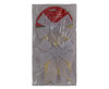 Christmas Silver Glitter Bow Set - GSR - P2697