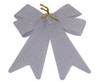 Christmas Silver Glitter Bow Set - GSR - P2697