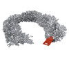 Metallic Silver Tinsel Garland - GSR - P2692S