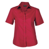 Brushed Cotton Twill Blouse Short Sleeve Ladies