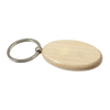 Oval Wooden Keychain