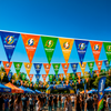 Pennants PVC Digital Double Sided Triangle