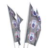 Corporate Flag Single Sided Digital
