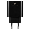 IND 3.1AMP Dual USB Wall Charger With Micro-USB & Type-C Cab