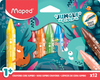 MAPED Jungle Jumbo Wax Crayons 12's-861400