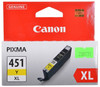 Canon-Ink-CLI-451 XL Y-iP7240/ MG5440/ MG5540/MG5640/ MG6340/MG7140/MG7540/ MX924/ IX6840/ iP8740- Yield 695 - TAR - 6475B001AA-TAR