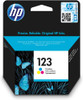 HP 123 Tri-Color Ink Cartridge - TAR - F6V16AE-TAR