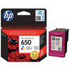 HP 650 Tri-Color Ink Cartridge - TAR - CZ102AK-TAR