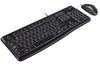 Logitech MK120 Wired Desktop Combo - Black. Keyboard and mouse combo with USB plug-and-play. Spill-resistant keyboard wi - TAR - 920-002562-TAR