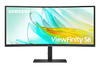 Samsung ViewFinity S65UC Curved 34" Display VA Response: 5ms AR: 21:9 Resolution: 3440 x 1440 (UWQHD) RR: 100Hz HDMI, DP - TAR - LS34C652UAUXEN-TAR