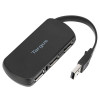 Targus - 4 Port USB 2.0 Hub, Instantly connect up to 4 USB devices such as your mouse, flash drive, iPod/MP3 player and  - TAR - ACH114EU-TAR