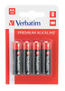 Verbatim AA Alkaline Batteries 4Pk - TAR - 49921-TAR