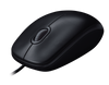 Logitech M90 Wired USB Mouse - Grey. Basic USB mouse with 1000 DPI optical sensor for smooth tracking. Comfortable symme - TAR - 910-001793-TAR