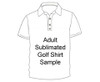 Sample - XL Custom Unisex Sub Golf Shirt - GSR - Samp-SubGolf001-XL