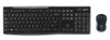 Logitech MK270 Wireless Keyboard and Mouse Combo - Black. Durable keyboard, compact mouse, 2.4GHz wireless, long battery - TAR - 920-004509-TAR
